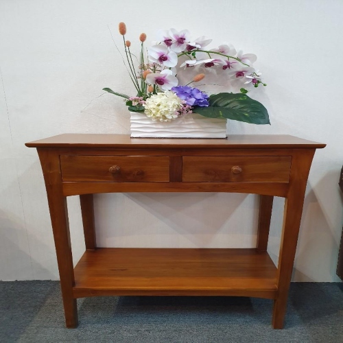 Solid Teak Wood Console